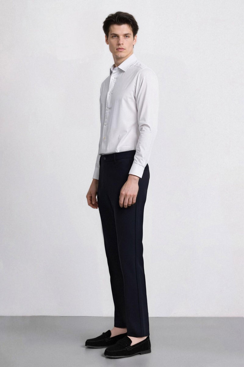 DeFacto Blue Man DeFactoFit Slim Fit Standard Leg Flexible Multifunctional Sports Trousers Casual - Image 2