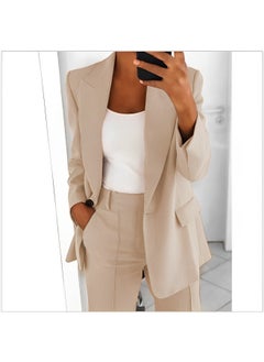 REOCLE Women's Blazer Casual Open Front Long Sleeve Work Office Jackets Blazer Cardigan Work Office Blazer Business Casual Blazer  - Image 3