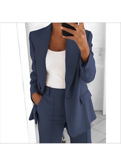 REOCLE Women's Blazer Casual Open Front Long Sleeve Work Office Jackets Blazer Cardigan Work Office Blazer Business Casual Blazer  - Image 2