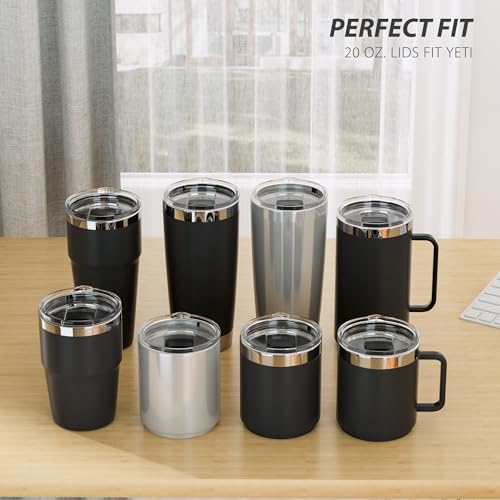 CeleVista 20 oz Tumbler Lid for YETI, Replacement Lid for YETI 20oz Tumbler, Replacement Lids for 20oz Yeti Tumbler, Magnetic Slider Covers, BPA-Free, Easy to Clean(1 Pack) - Image 2