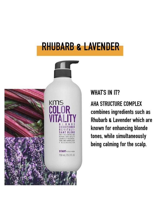 كي أم أس بلسم كولورفيتاليتي للشعر الأشقر 750 مل - Image 2