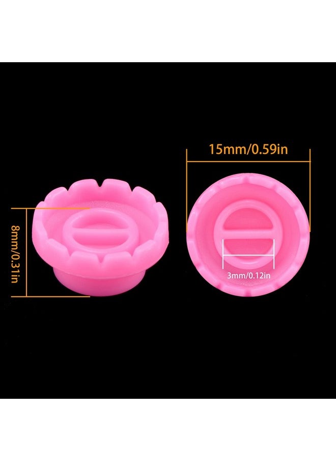 ekysso - EKYSSO Glue Rings Lash Extension, 200 PCS Volume Glue Holder, Easy Fan Lash Rings for Glue, Flower Glue Cup for Lash Extension Supplies, Eyelash Extension Rings Holder, Lash Holder, Lash Fan Supplies - Image 1