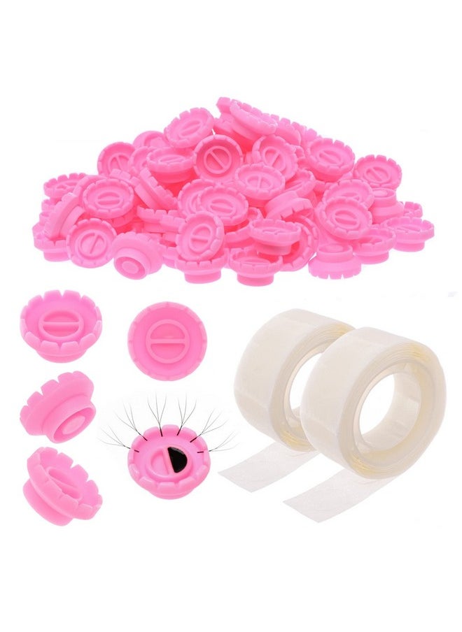ekysso - EKYSSO Glue Rings Lash Extension, 200 PCS Volume Glue Holder, Easy Fan Lash Rings for Glue, Flower Glue Cup for Lash Extension Supplies, Eyelash Extension Rings Holder, Lash Holder, Lash Fan Supplies - Image 1
