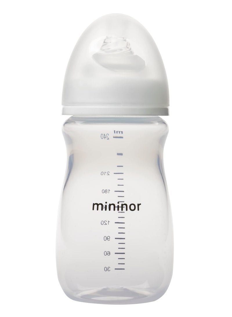 مينينور زجاجة رضاعة للأطفال المضادة للمغص - 240 مل