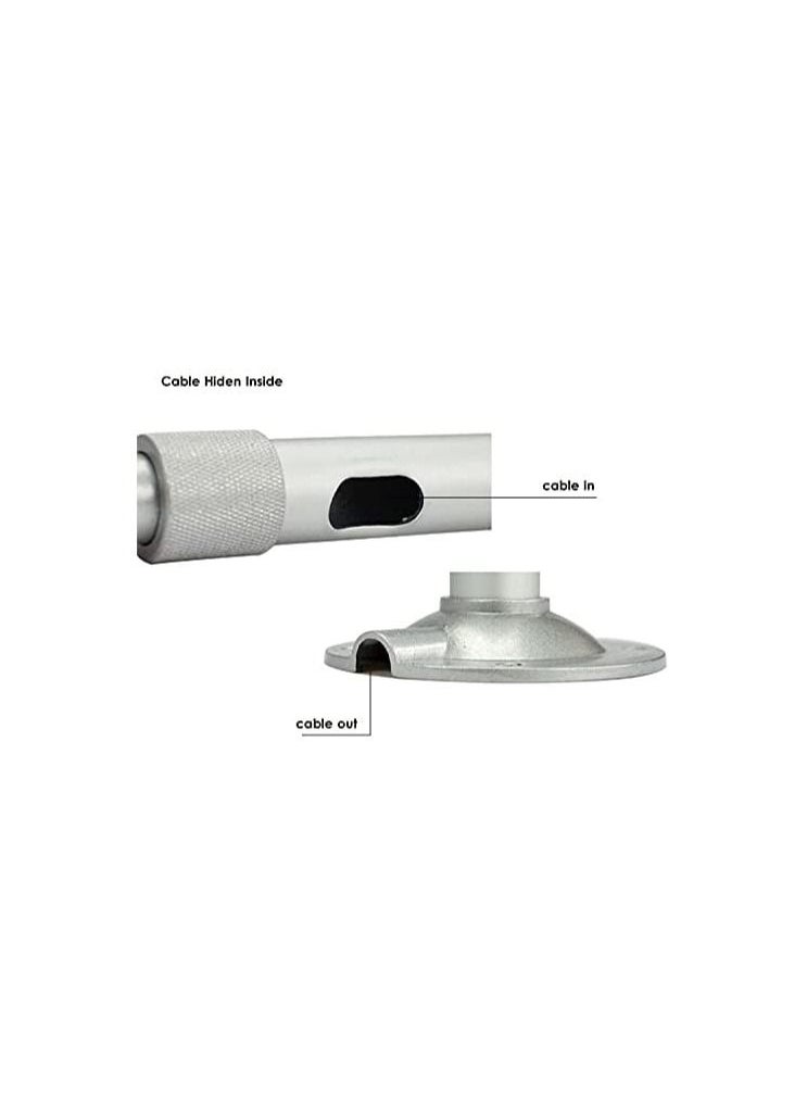 Generic - Camera Bracket Universal Ceiling Mount Bracket for CCTV Indoor  Home Surveillance Security IP Camera, Adjustable length 60cm to 120cm - Image 1