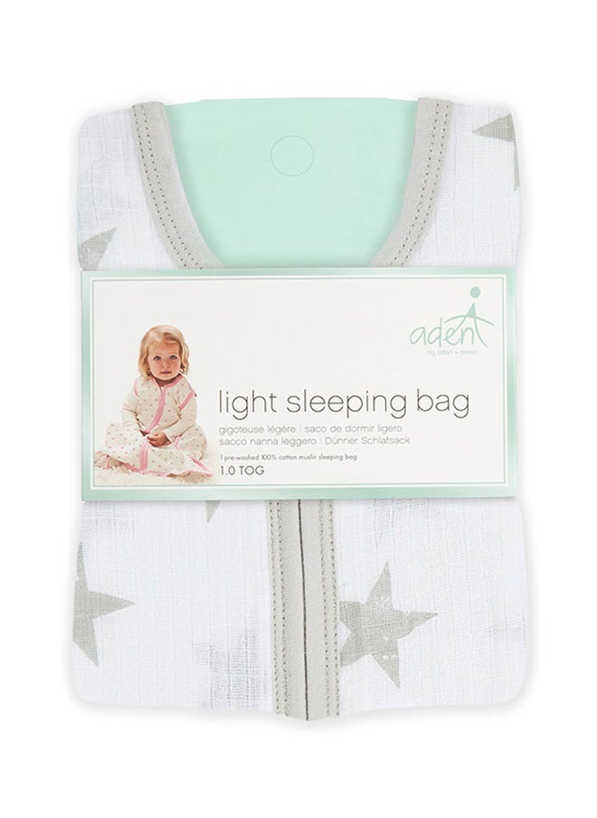 aden + anais Pack Of 1 Essentials Cotton Muslin Light Sleeping Bag - Dusty  - Image 2