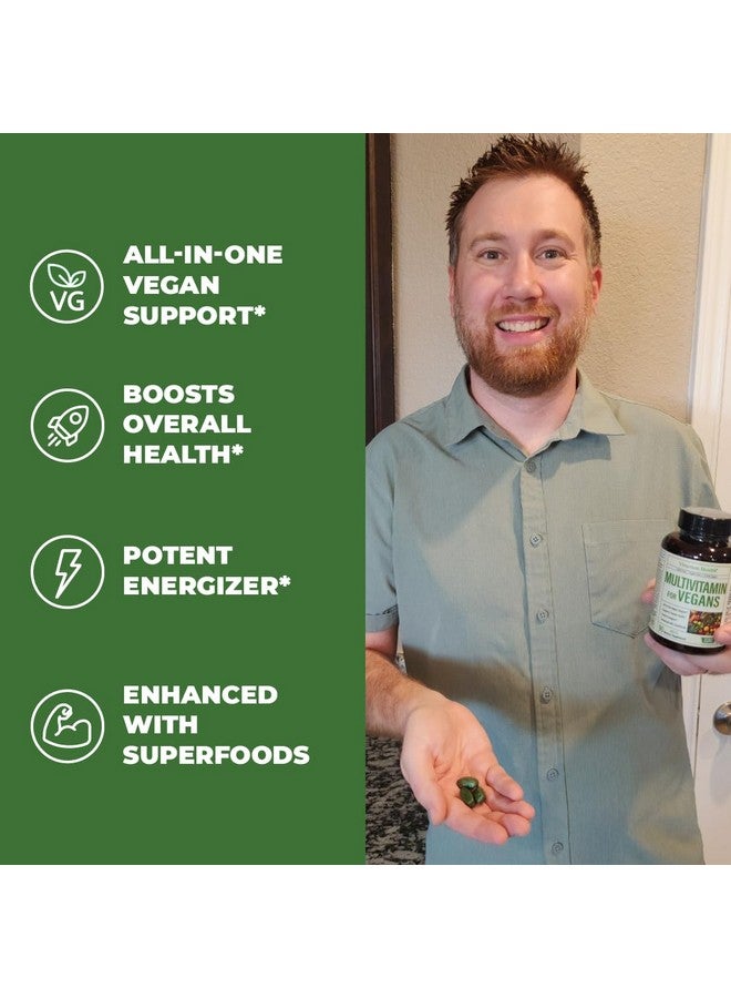Vimerson Health Vegan Multivitamins for Women & Men - Multivitamin & Multimineral Supplements for Energy, Focus and Overall Health. Daily Vegan Vitamins A, C, D, E & B12, Zinc, Calcium, Magnesium & More. 90 Tablets - Image 2