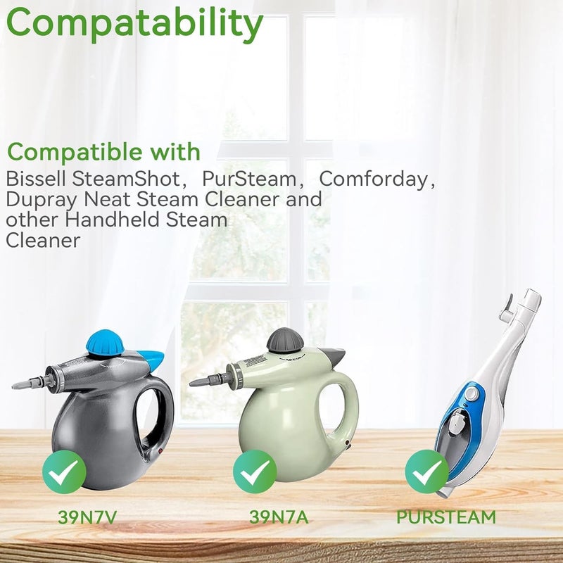 12 عبوة من أقمشة الميكروفايبر العالمية لمنظف البخار المحمول باليد: متوافقة مع Bissell Steam Shot، وSteamer، وComforday، وPurSteam، وDupray Neat Steam Cleaner، وغطاء وسادات ممسحة البخار القابلة للغسل - Image 5