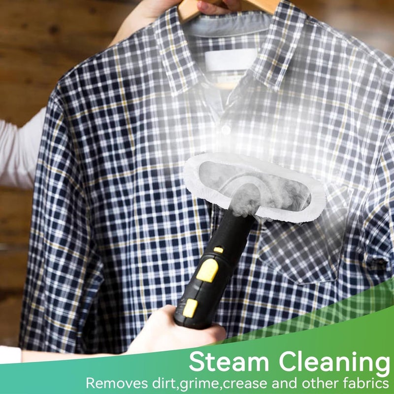 12 عبوة من أقمشة الميكروفايبر العالمية لمنظف البخار المحمول باليد: متوافقة مع Bissell Steam Shot، وSteamer، وComforday، وPurSteam، وDupray Neat Steam Cleaner، وغطاء وسادات ممسحة البخار القابلة للغسل - Image 4