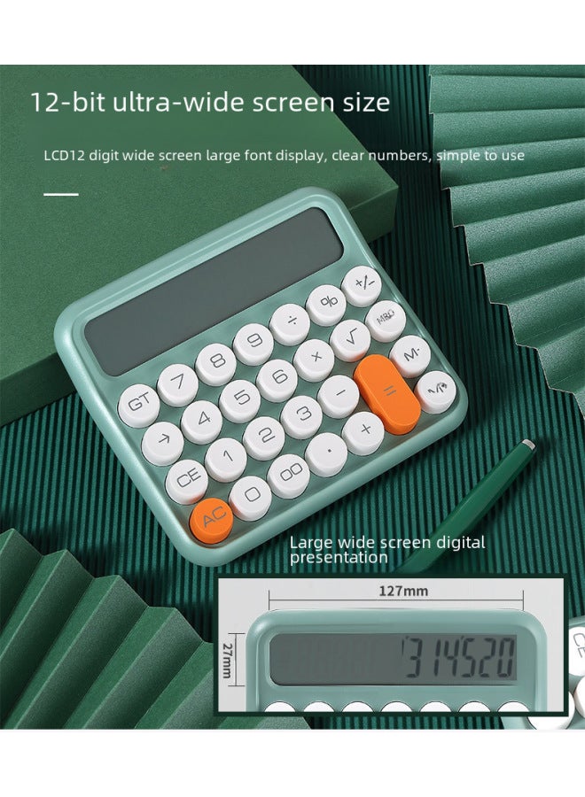 Zuneng Calculator Jn-800 Mute 12 Commercial Office Supplies Computer Student Cute Creative - Image 2