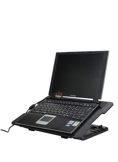 2 USB Port Cooling Cooler Fan Pad Stand with LED Light for Laptop Notebook And MacBook