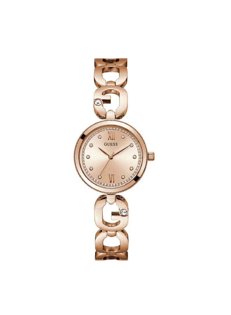 GUESS Women's Analog Rose Gold Stainless Steel Watch GW0759L3 - Image 1