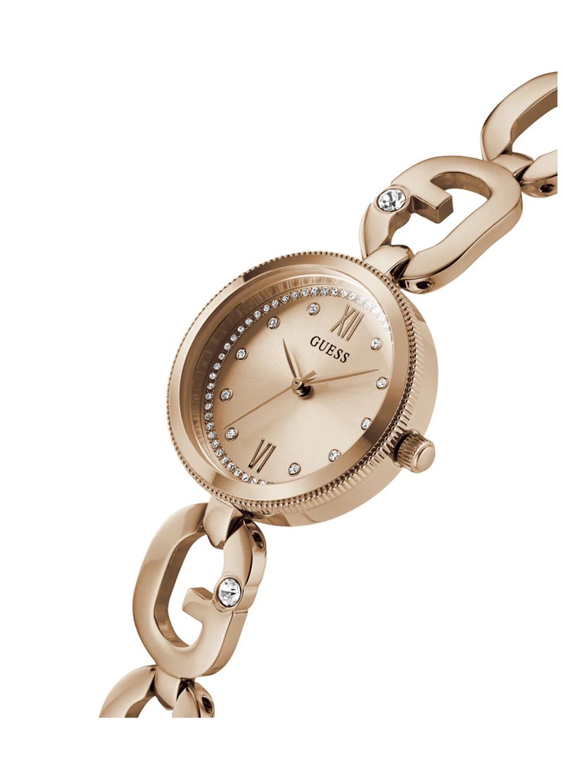 GUESS Women's Analog Rose Gold Stainless Steel Watch GW0759L3 - Image 2