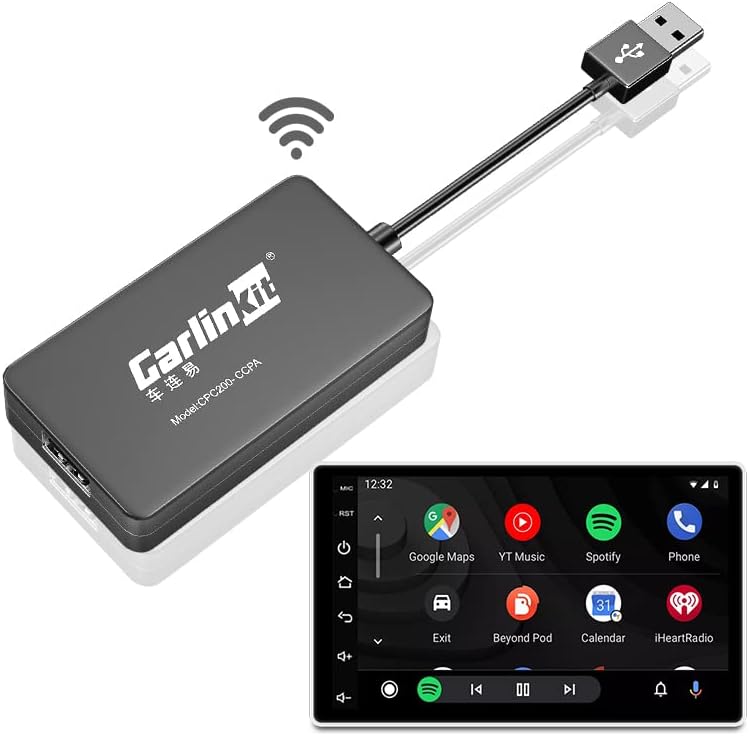 CarlinKit Wireless CarPlay and Android Auto Adapter - 2 in 1 Dongle with Low Power Consumption - Image 1