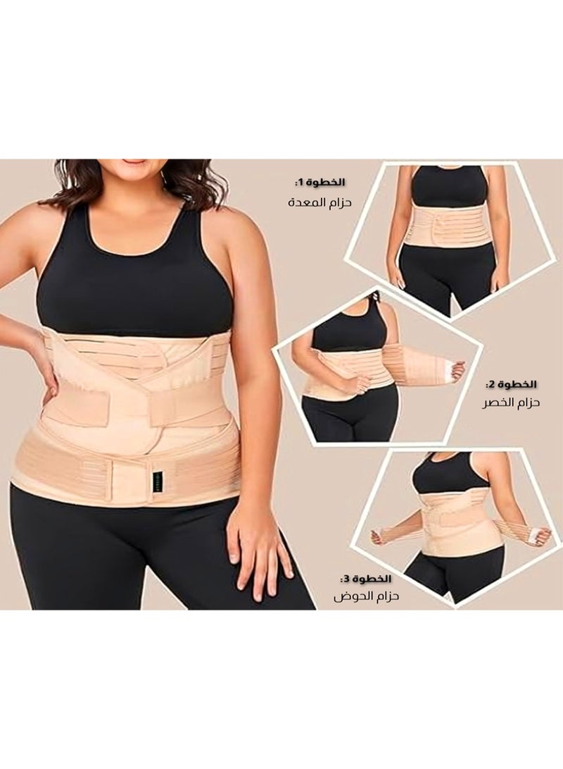 Relax Smart 3-in-1 Postpartum Support Corset – Adjustable Waist, Belly & Pelvis Support Belt, Comfortable Recovery Shapewear for Women After Pregnancy - Image 4