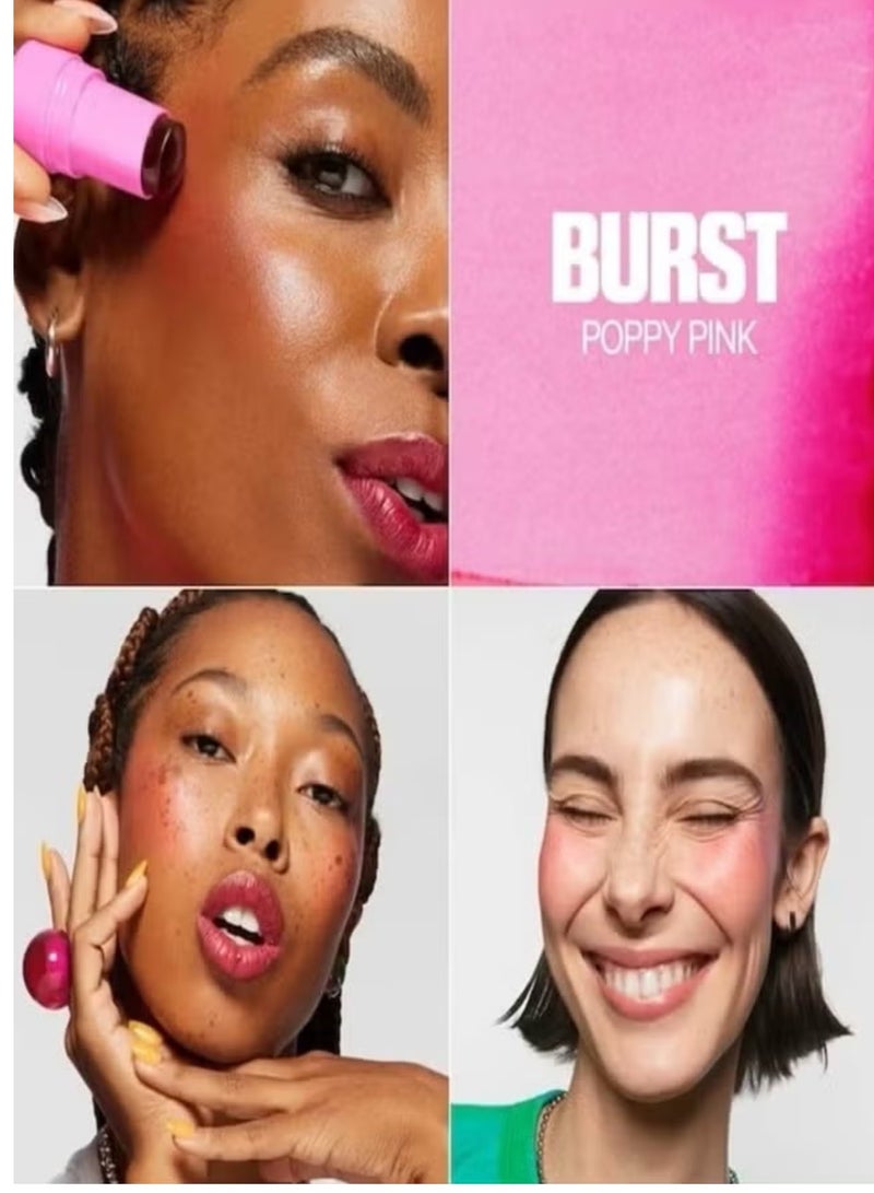 ميلك ميكب لون أحمر خدود جيلي مبرد للشفاه والخدود، أحمر خدود للخدود، أحمر خدود جيلي، يدوم طويلًا، غير لاصق، خالٍ من البارابين، 0.17 أونصة (بيرست) - Image 3