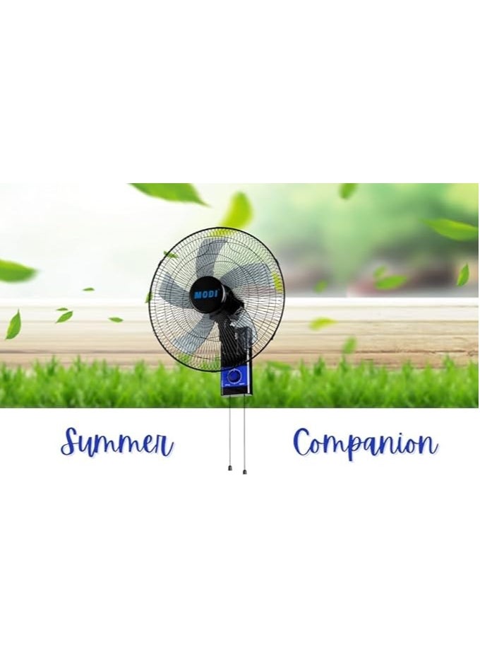 Generic 16 Inch Wall Fan - 45W | 3 Speed Control Wall Mounted Fan for Home, Office | 5 Blades Adjustable Tilt Angle Design Cooling Fan (2PC,PACK)  - Image 2