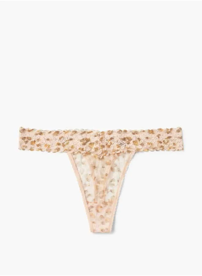 FAV Set of 2 - Lace Detail Thongs