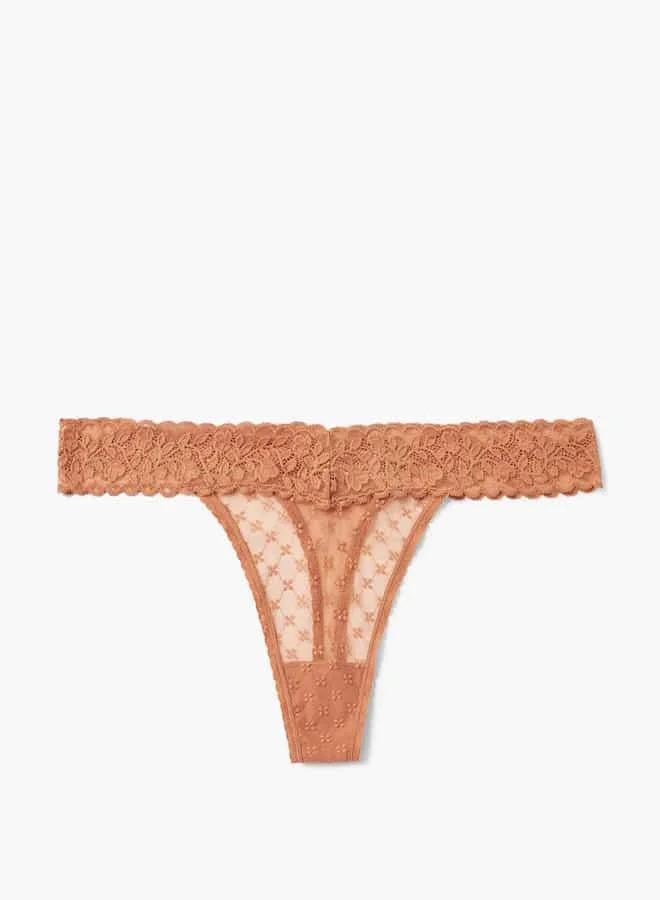 Splash FAV Set of 2 - Lace Detail Thongs