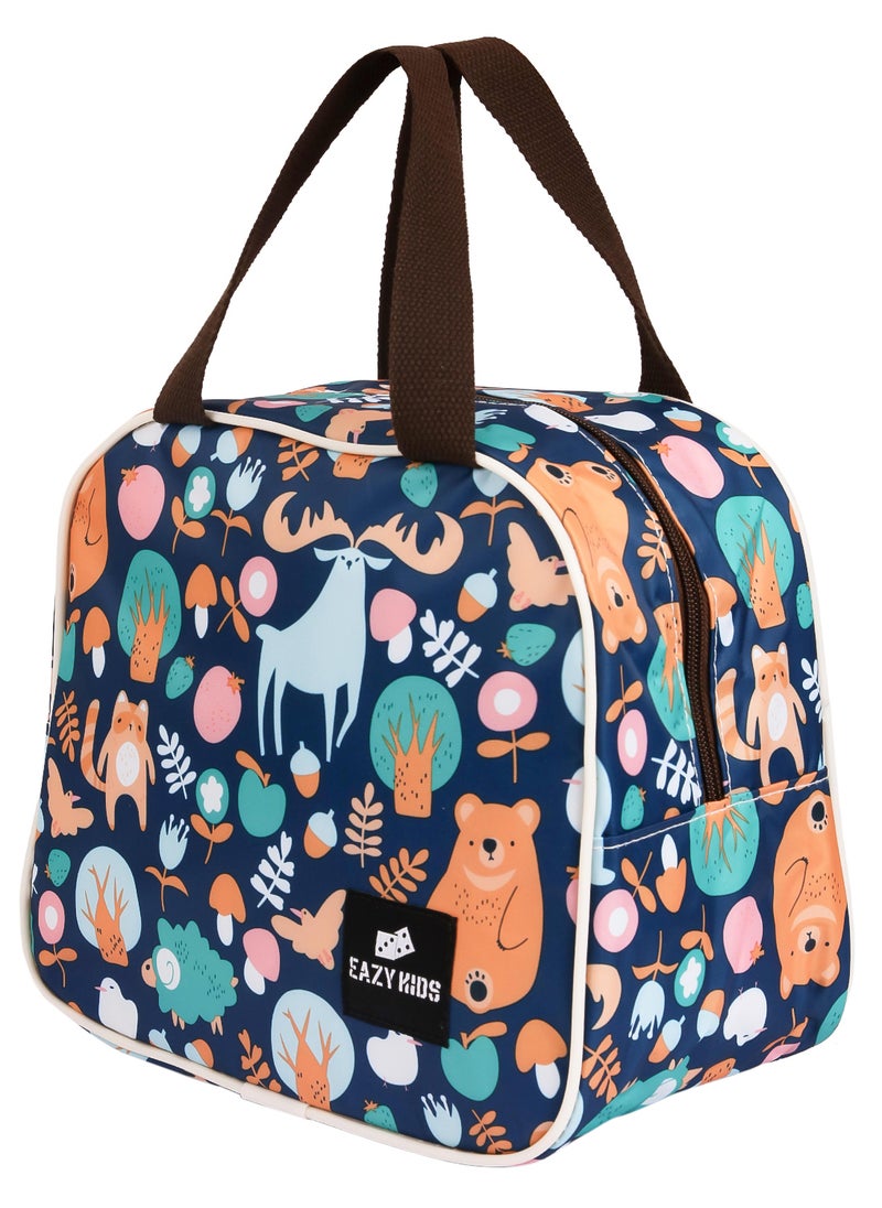 Eazy Kids Panda Lunch Bag With Durable Material And Convenient - Blue  - Image 1