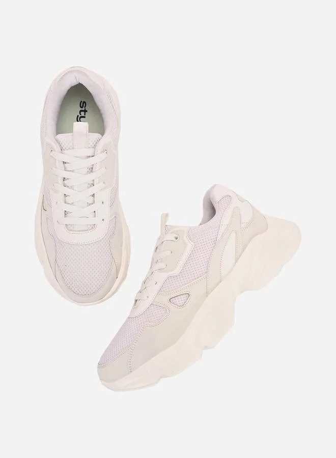 Styli Chunky Sole Lace Up Sneakers