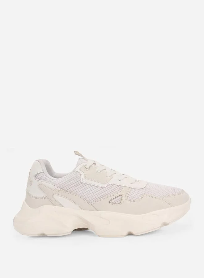 Styli Chunky Sole Lace Up Sneakers