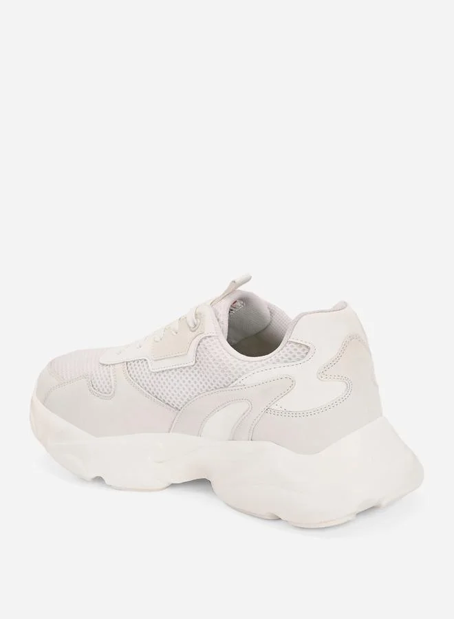 Styli Chunky Sole Lace Up Sneakers