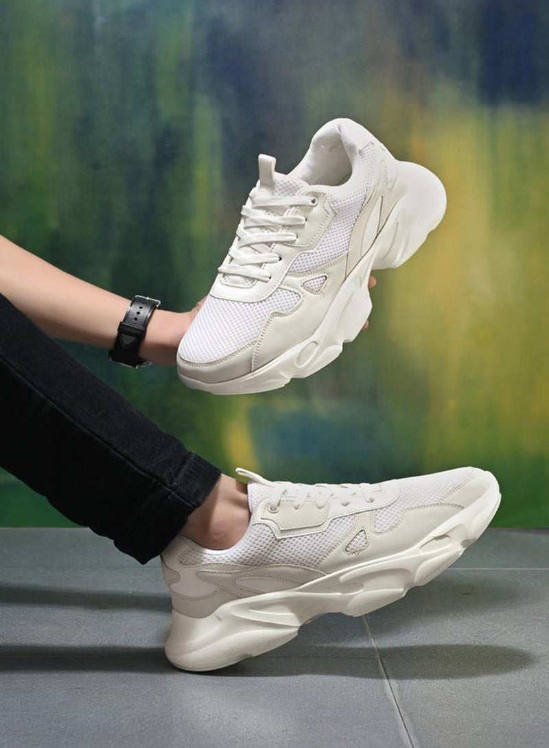 Styli Active Chunky Sole Lace Up Sneakers - Image 2