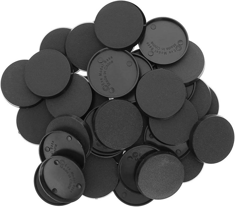 Evemodel MB540 100pcs Round Plastic Model Bases 40mm or 1.57inch for Gaming Miniatures or Wargames Table Games - Image 1