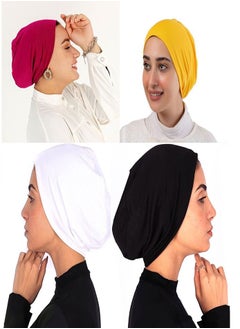 Bundle Of 4 Cotton Bonnet Cap Women's - MultiColour - pzsku/Z28EBA75C41CBEC5B3A24Z/45/_/1664975801/e0b9d11a-89d2-4115-b48f-efbddd876c31