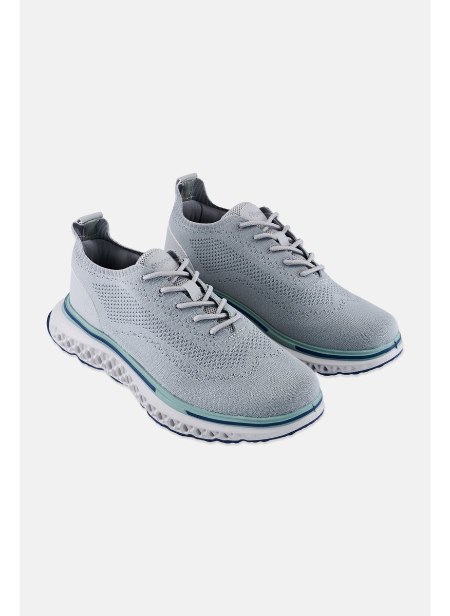 Algspar Men Lace Up Casual Shoes, Grey  - Image 1