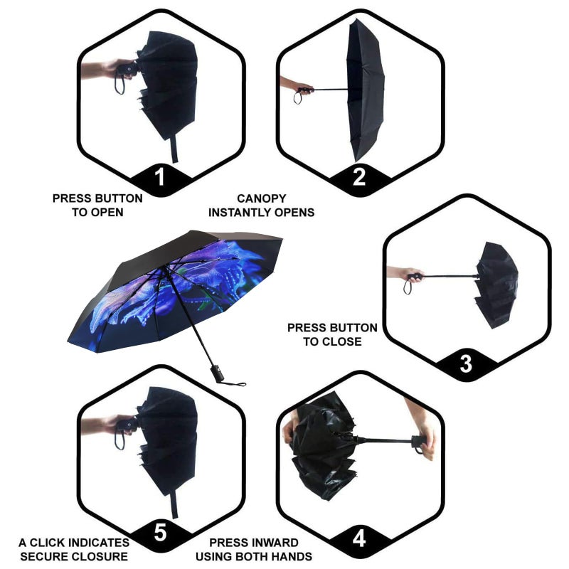 SY COMPACT Travel Umbrella Windproof Automatic Umbrellas Small Compact UV Sun Protection Factory Outlet Umbrella - Image 3