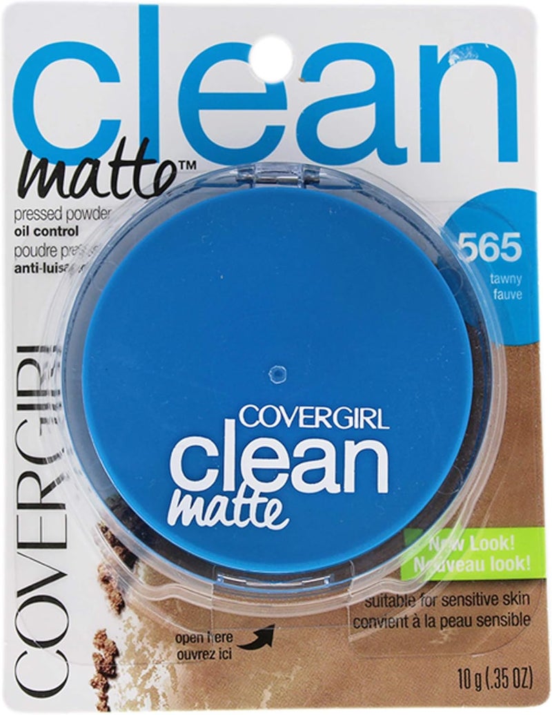 COVERGIRL Clean Matte Pressed Powder in Tawny - 10g - Image 1