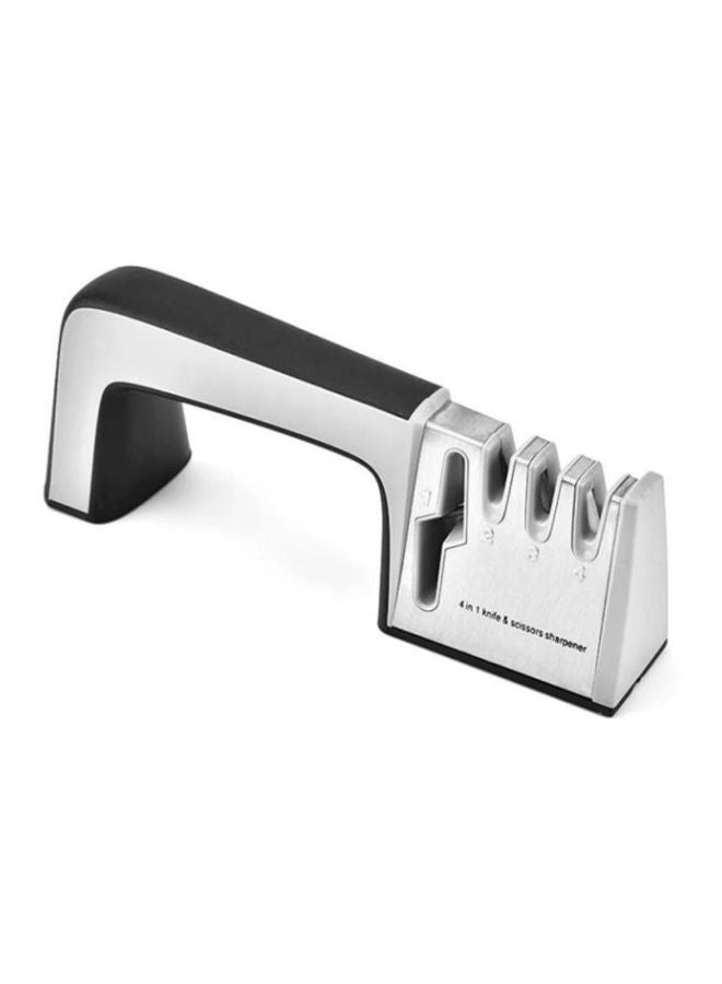 أداة شحذ السكاكين 4 في 1 فضي 23x5.7x9سم - Image 2