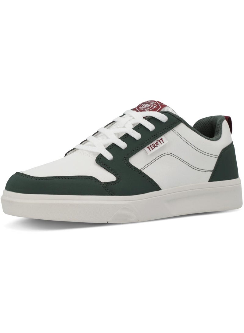 Termit حذاء تيرميت وايت جرين برونكس 2.0 منخفض – ملاءمة آمنة، نعل TPR متين، قبضة عالية، أسلوب رياضي وراحة يومية - Image 1