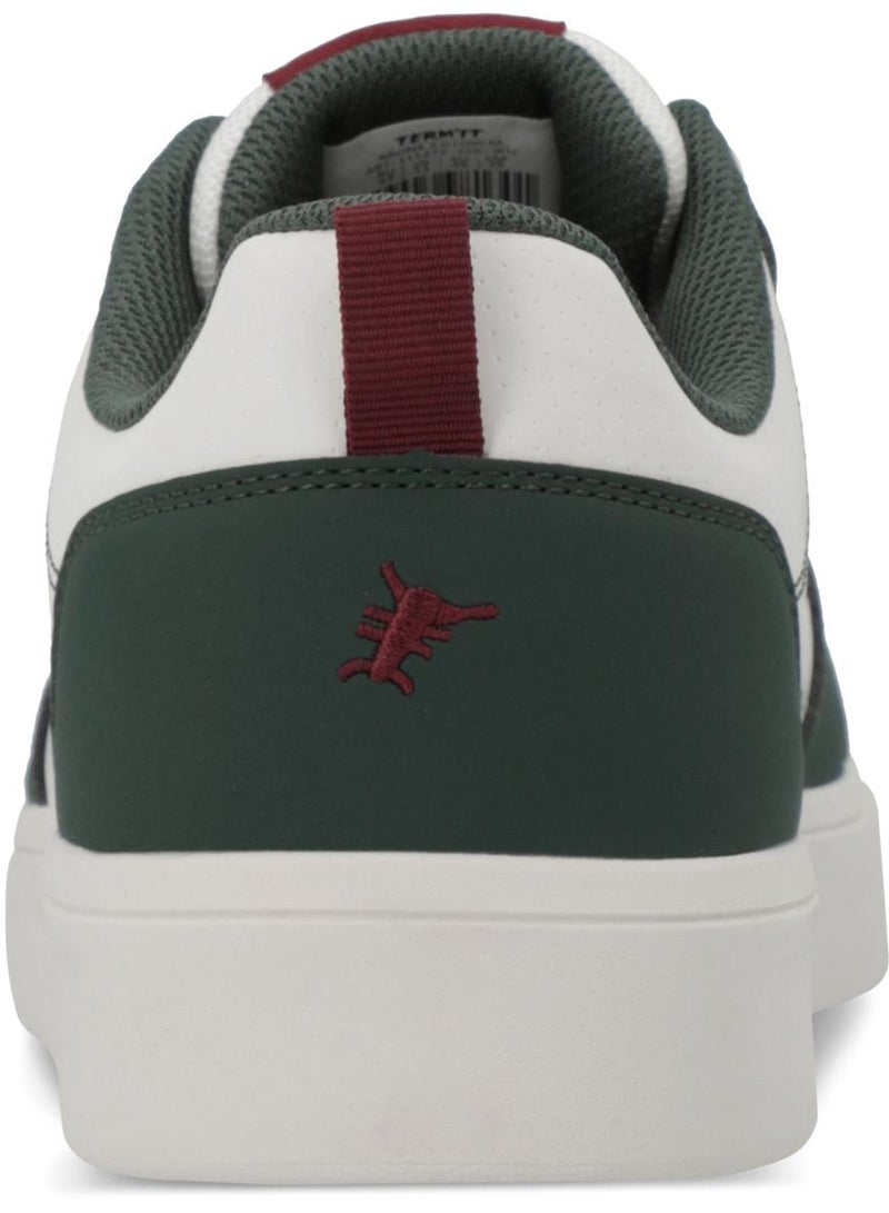 Termit White Green Bronx 2.0 Low Sneakers – Secure Fit, Durable TPR Sole, High-Traction Grip, Sporty Style & Everyday Comfort - Image 4