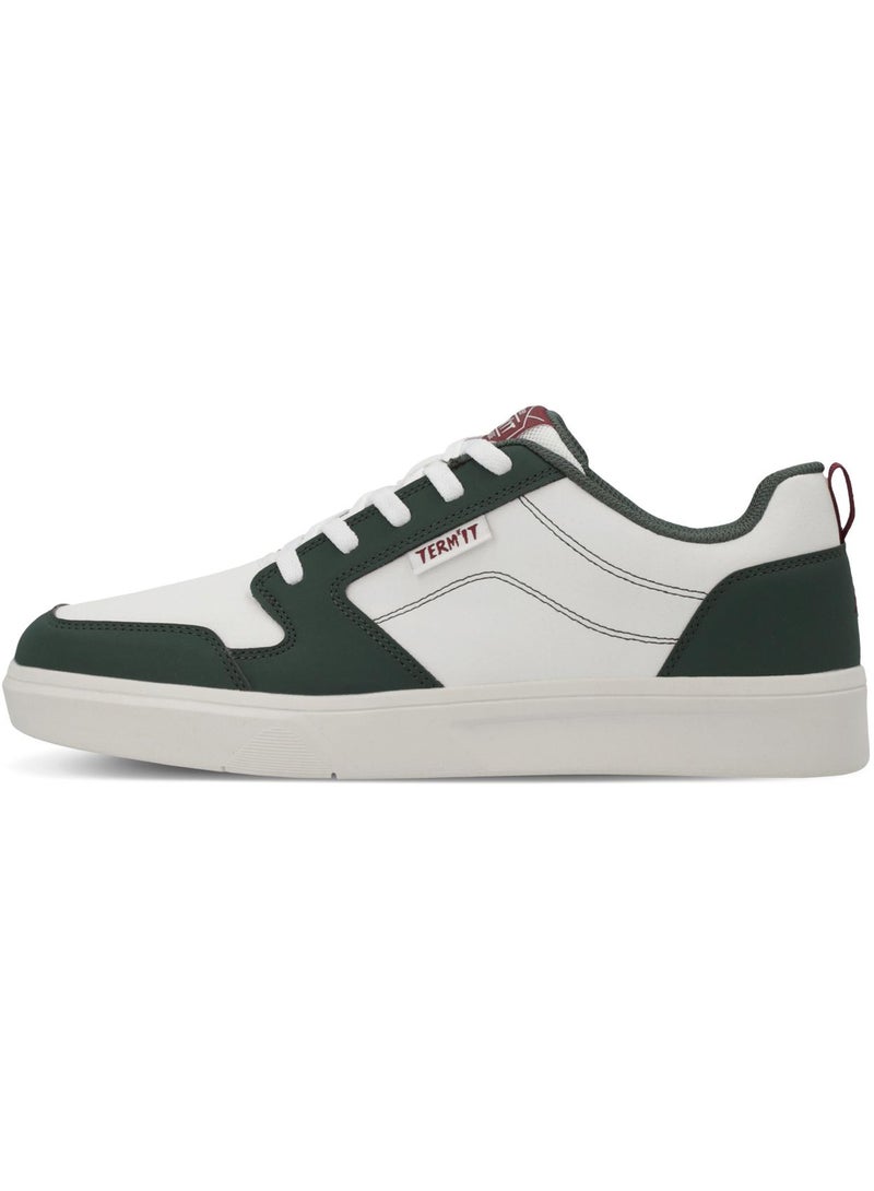 Termit White Green Bronx 2.0 Low Sneakers – Secure Fit, Durable TPR Sole, High-Traction Grip, Sporty Style & Everyday Comfort - Image 3