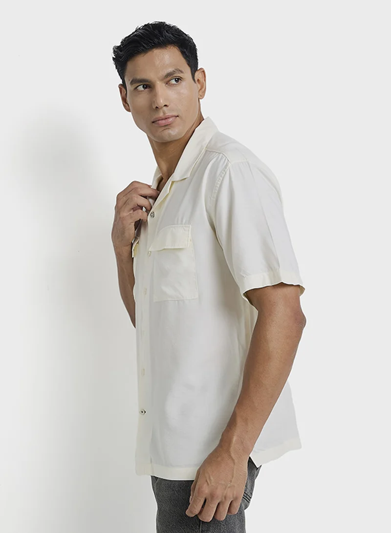 Ben Sherman Garment Dyed Casual Shirt