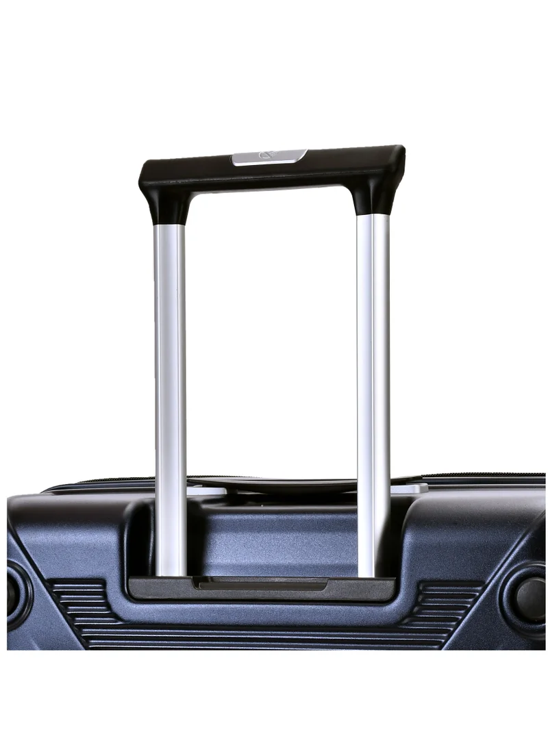 eminent Hard Case Travel Bag Medium Luggage Trolley Polycarbonate Lightweight Suitcase 4 Quiet Double Spinner Wheels With Tsa Lock KJ97 Night Blue