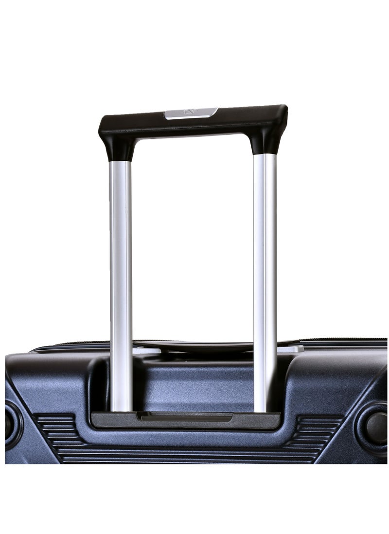 eminent - Hard Case Travel Bag Medium Luggage Trolley Polycarbonate Lightweight Suitcase 4 Quiet Double Spinner Wheels With Tsa Lock KJ97 Night Blue - Image 1