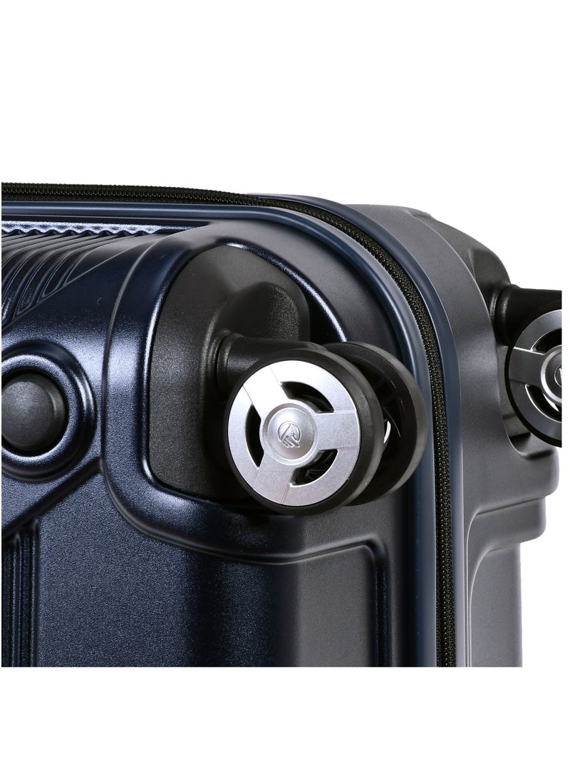 eminent - Hard Case Travel Bag Medium Luggage Trolley Polycarbonate Lightweight Suitcase 4 Quiet Double Spinner Wheels With Tsa Lock KJ97 Night Blue - Image 1