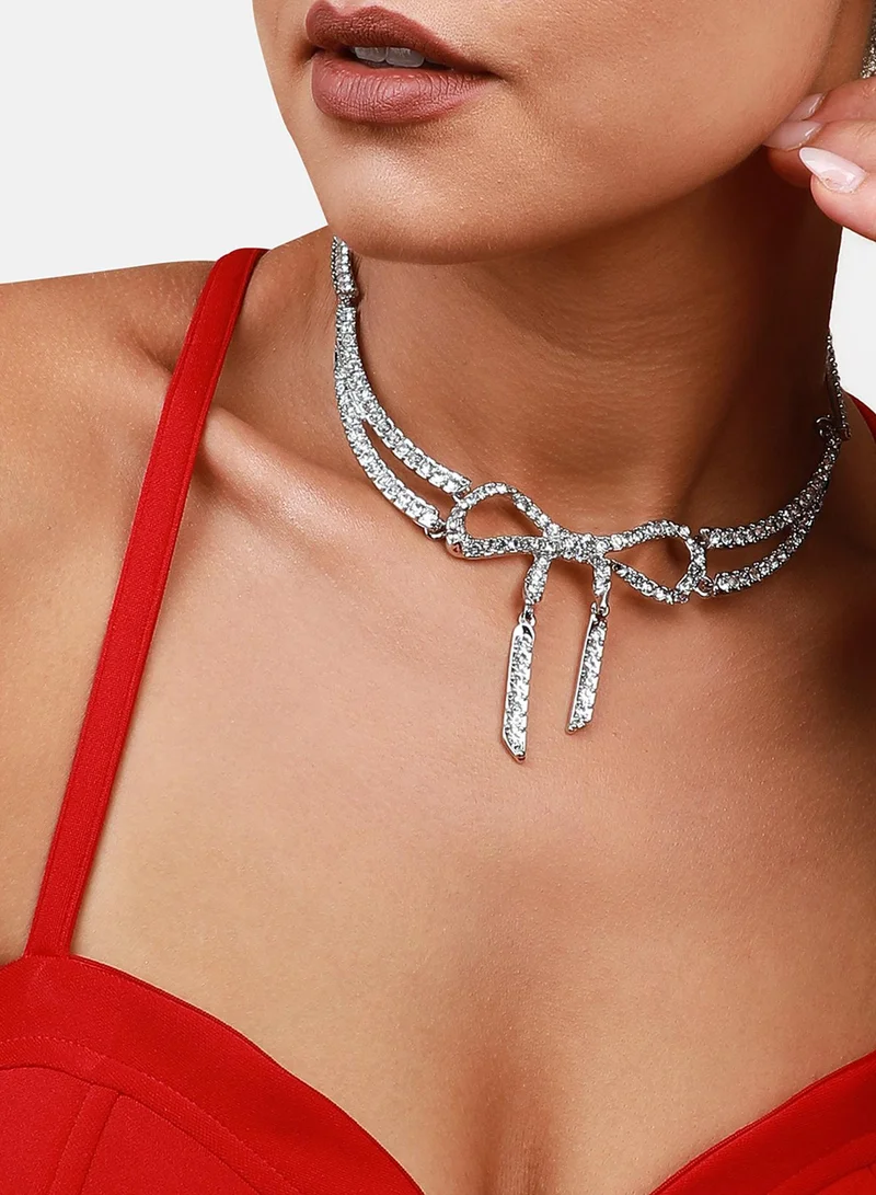 SOHI Sparkling Symphony Glamorous Artificial Necklace Jewellery