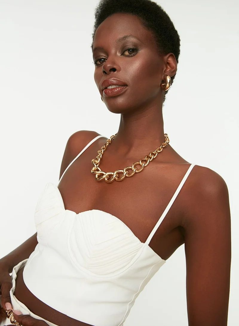 trendyol Bandeau Crop Top