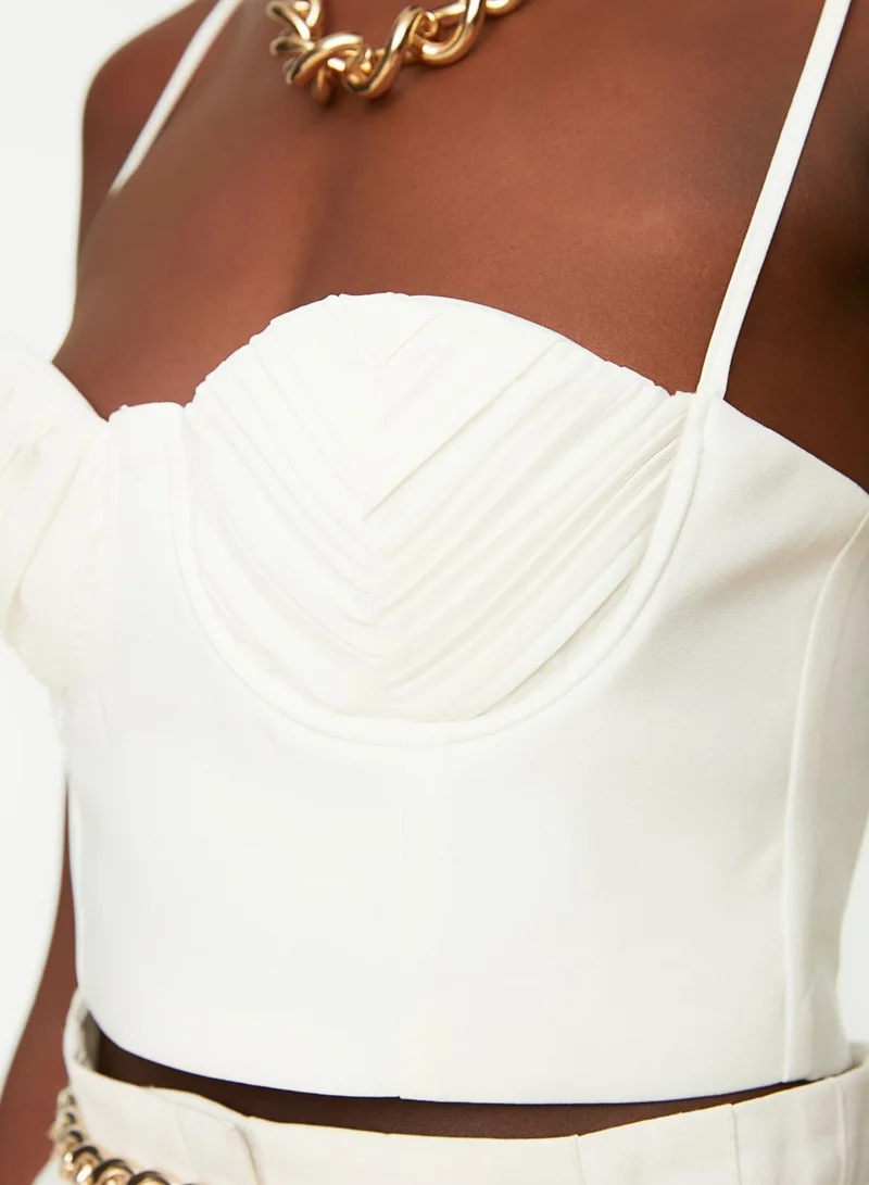 trendyol Bandeau Crop Top