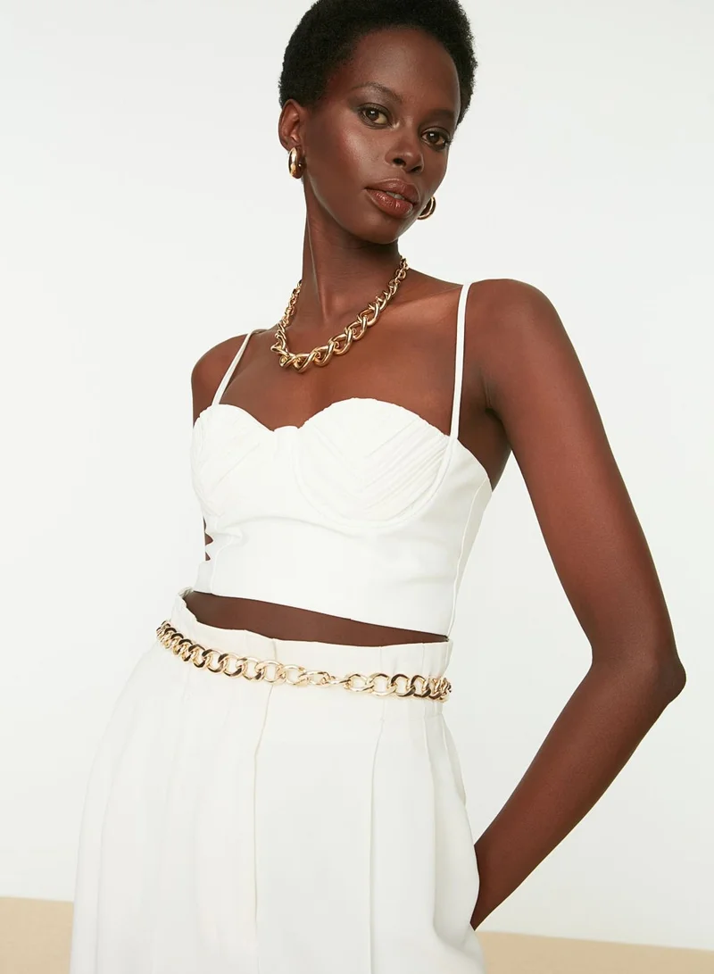 trendyol Bandeau Crop Top
