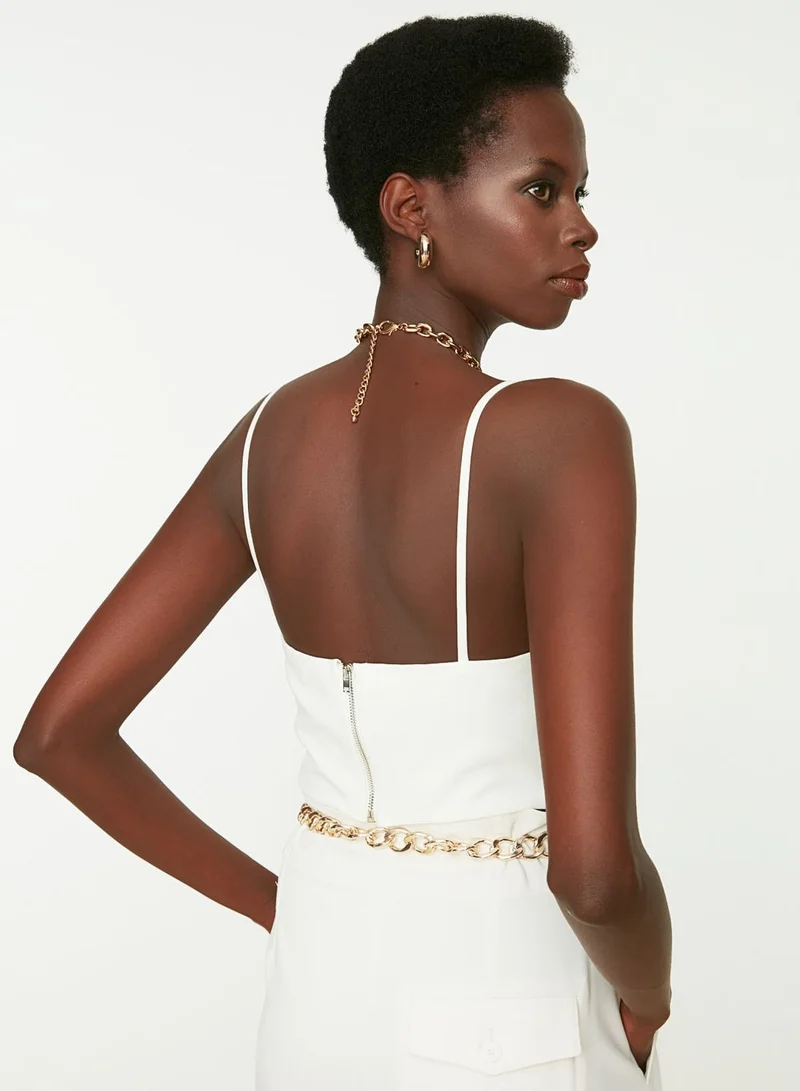 trendyol Bandeau Crop Top