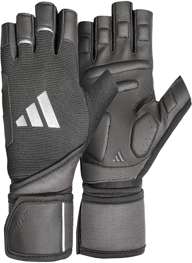 Adidas Wrist Wrap Training Gloves - L 