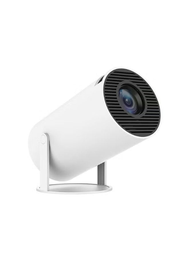 CALUS H5-A Portable Smart Projector – Ultra HD Support, Dual Wi-Fi, Bluetooth 5.0, Mini Wireless Home Cinema Projector for Movies, Gaming, Streaming, Phone Screen Mirroring, White