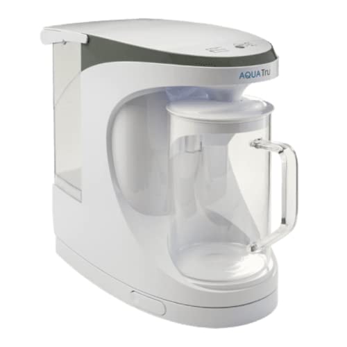 AQUA TRU Carafe Countertop Sliding Tray Save Space With The Push of a Button Slides Easily Under Cabinets - Image 3