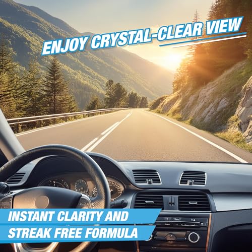 Wavex Windshield Washer Fluid for Car (5L) | Car Windshield Cleaner Concentrate | Lubricates Glass Cleaner Wiper, Prevents Scratches, Works well as a Glass Cleaner, Contains De-Icer Formulation - Image 2